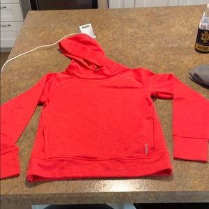 A kids medium pink Reebok sweatshirt